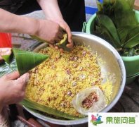 端午節(jié)在云南包家鄉(xiāng)的槐米粽子