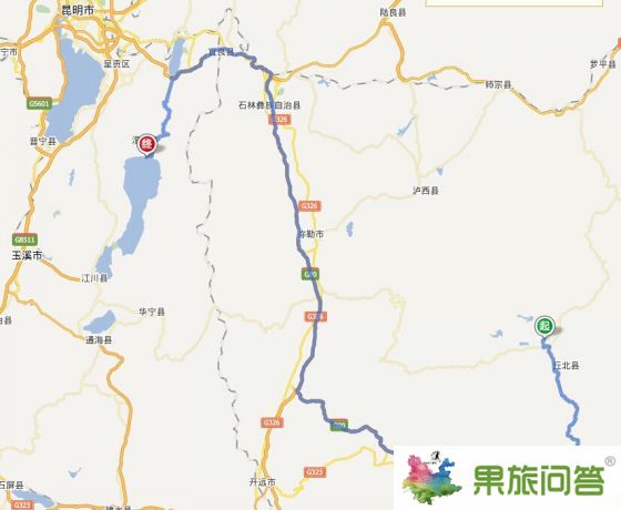 普者黑到撫仙湖有多遠？多少公里？普者黑到撫仙湖汽車
