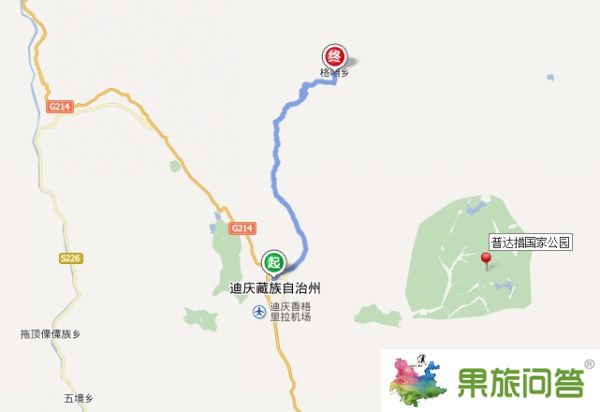 香格里拉到格咱鄉(xiāng)怎么坐車？香格里拉縣到格咱汽車有多少公里？
