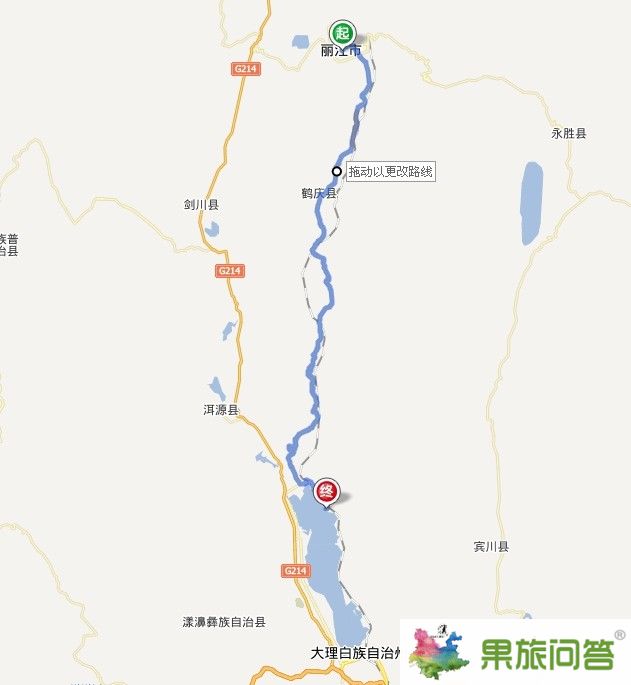 麗江到雙廊多少公里？從麗江到雙廊多長時間？