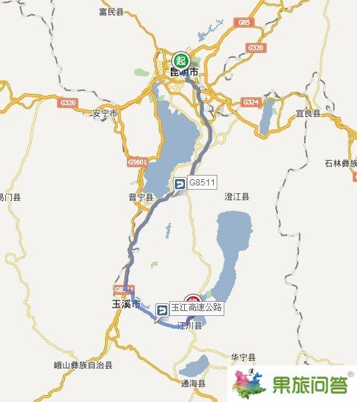 昆明到撫仙湖怎么坐車？有多少公里？
